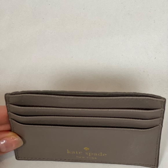 Kate Spade Greta wallet in grey with glitter - Picture 3 of 3